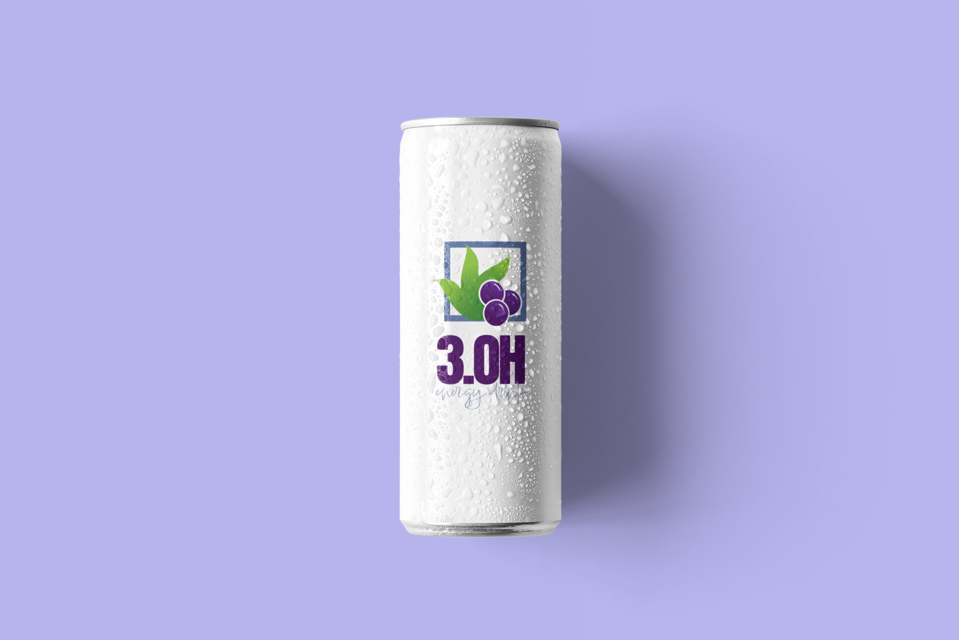 3.OH Energy Drink Can Mockup